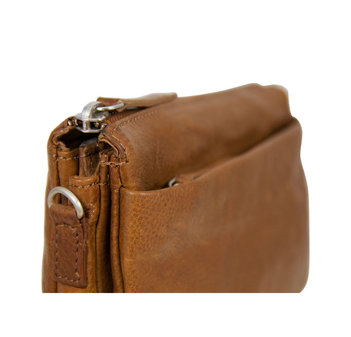 Skuldertaske clutch til kvinder i ægte naturligt skind crossbody taske i læder