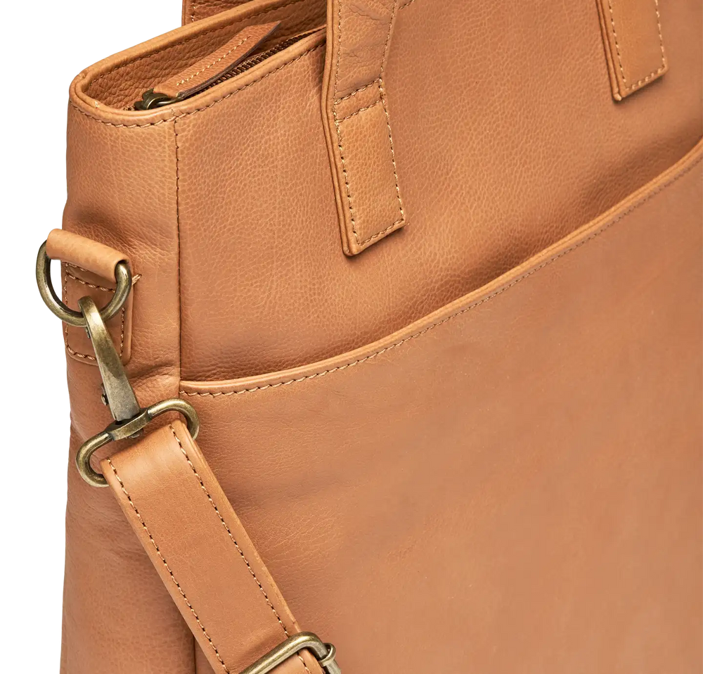 Firenze - Skuldertaske læder, Lys brun