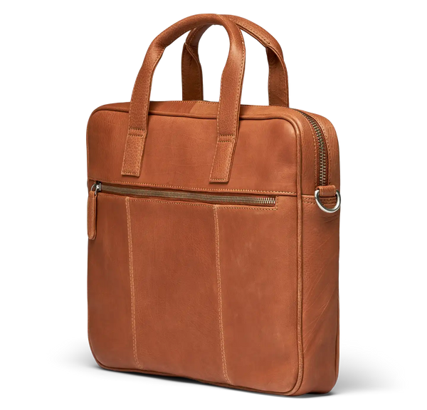 New York S. - Computertaske single brunt læder