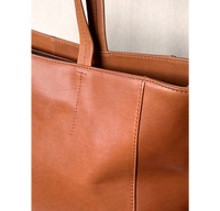 Nicola - Shopper arbejdstaske til damer, cognac