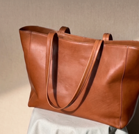 Nicola - Shopper arbejdstaske til damer, cognac