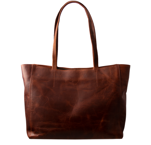 Nicola - Shopper arbejdstaske til damer, mahogni