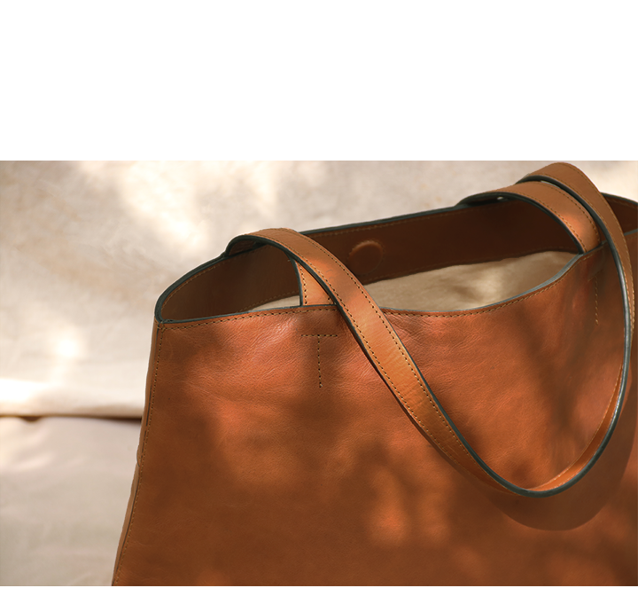 Sport gaffel udskiftelig Stor shopper taske til damer i brunt læder -1495kr – BIRKMOND