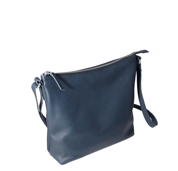 Blå taske til damer læder - 895kr. –