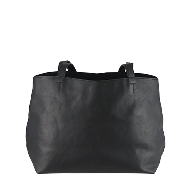 Stor shopper taske til damer læder, sort -1495kr BIRKMOND