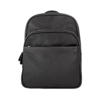 Lille rygsæk i sort læder 