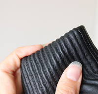 Sorte luffer i lammeskind med elastik bånd 